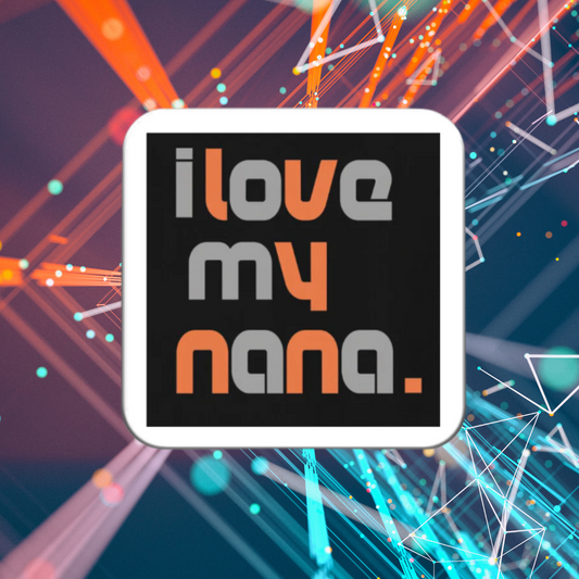 β€οΈ I LOVE NANA β Square Coaster