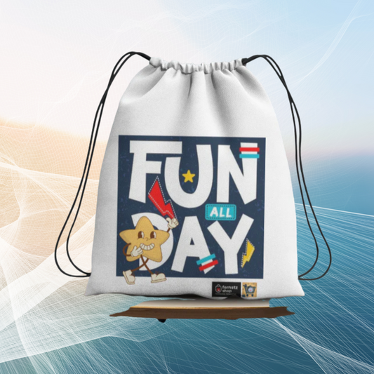 ποΈ Fun All Day AOP Drawstring Bag