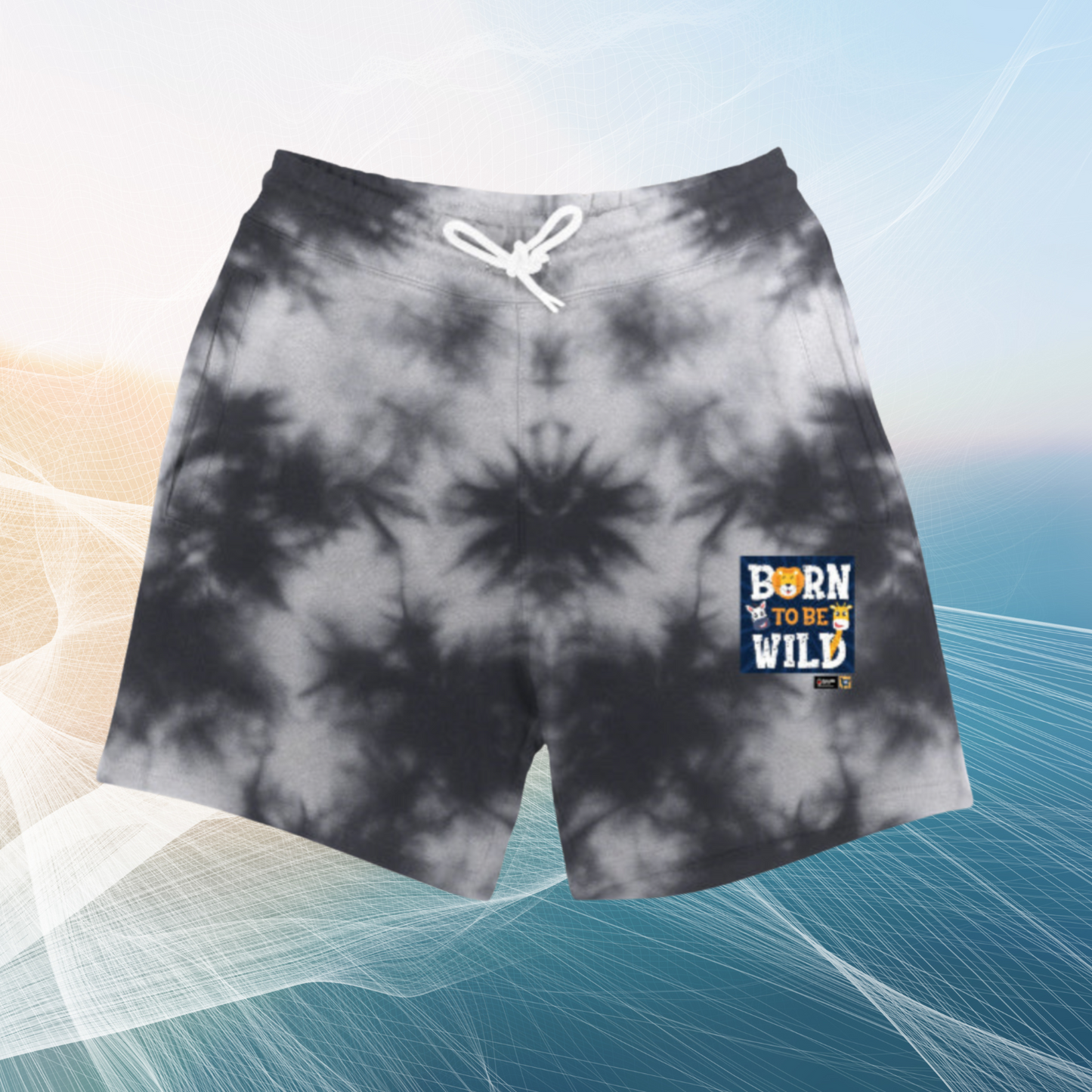 ๐ Born To Be Wild โ Tie-Dye Shorts