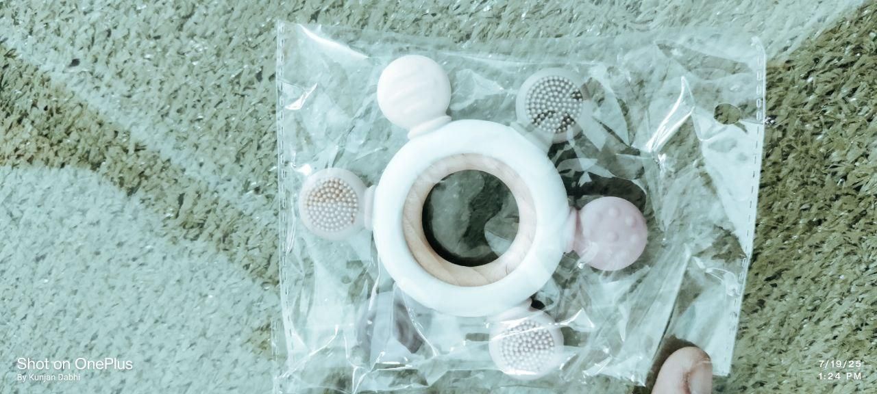 Silicone Baby Teether – Soothing & Safe for Little Gums