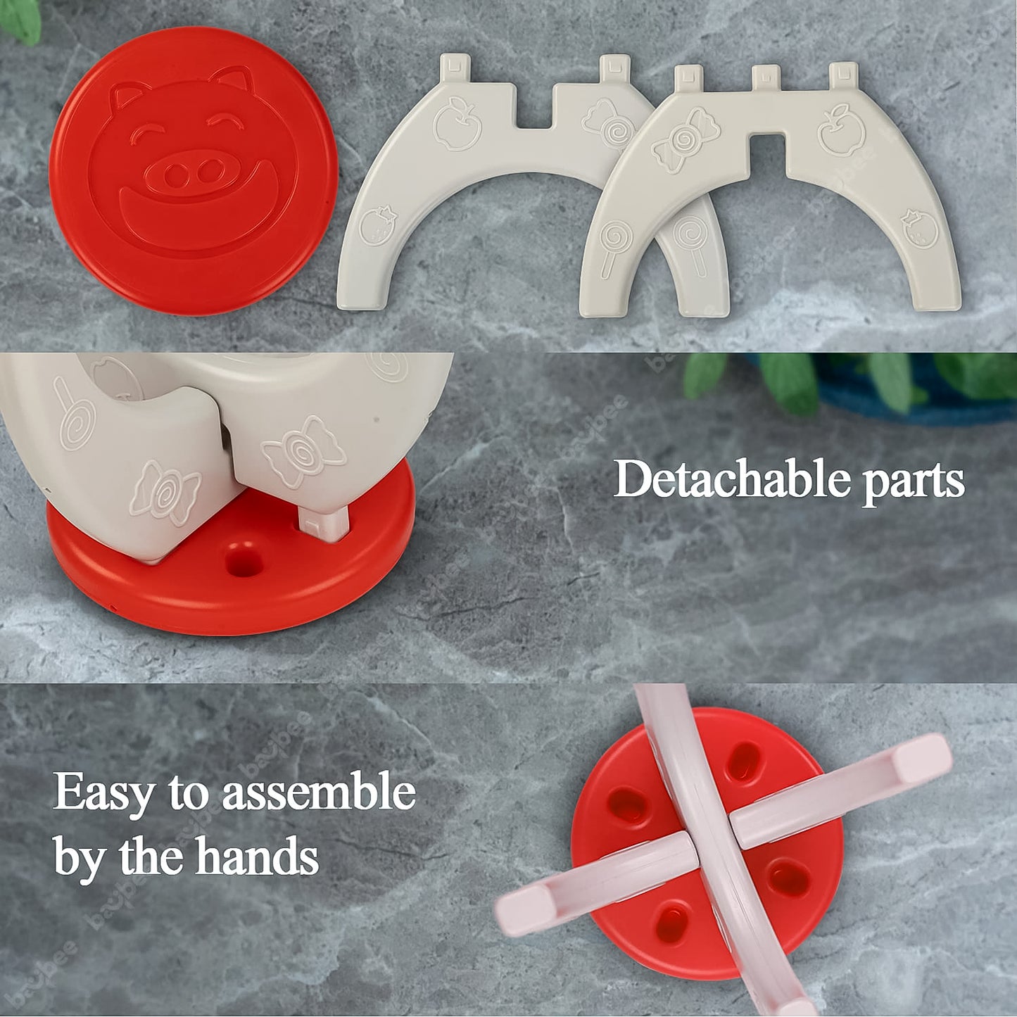 🪑 Detachable & Dismantle Baby Desk Chair