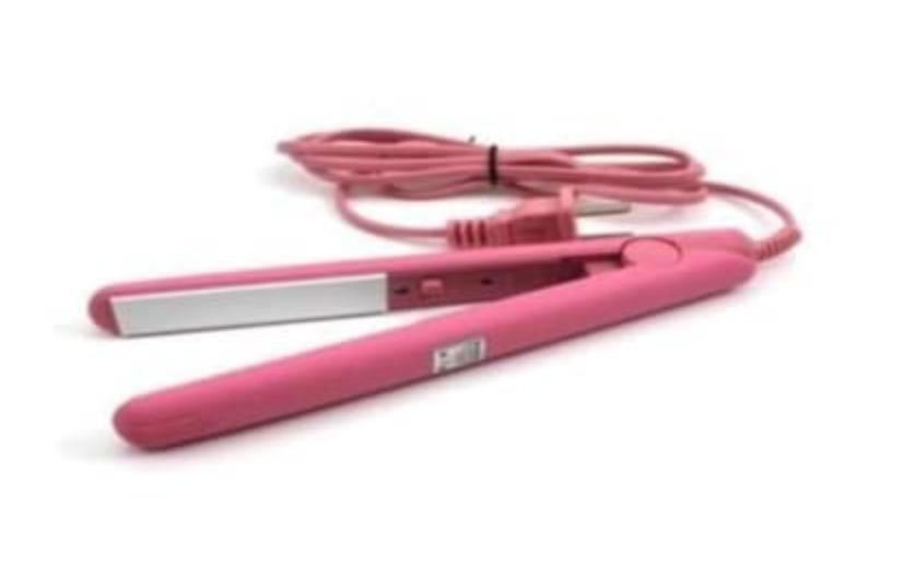 Plastic Hair Straightener -Pink