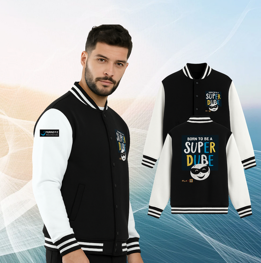π§₯ Born to be Super Dude Varsity Jacket