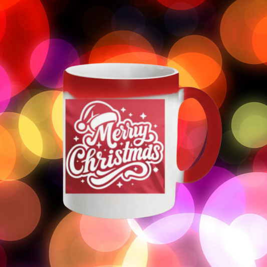 π Christmas Magic Red Coffee Mug β Heat Reveal