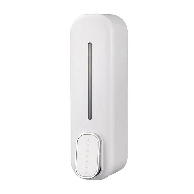 Wall Mount Hand Liquid Dispenser for Bathroom - White