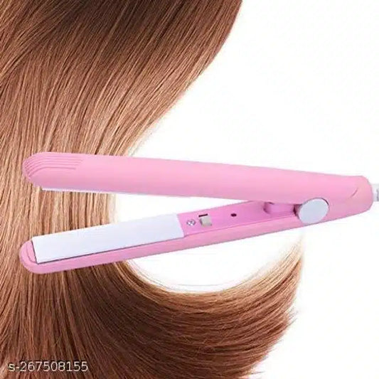 Plastic Hair Straightener -Pink