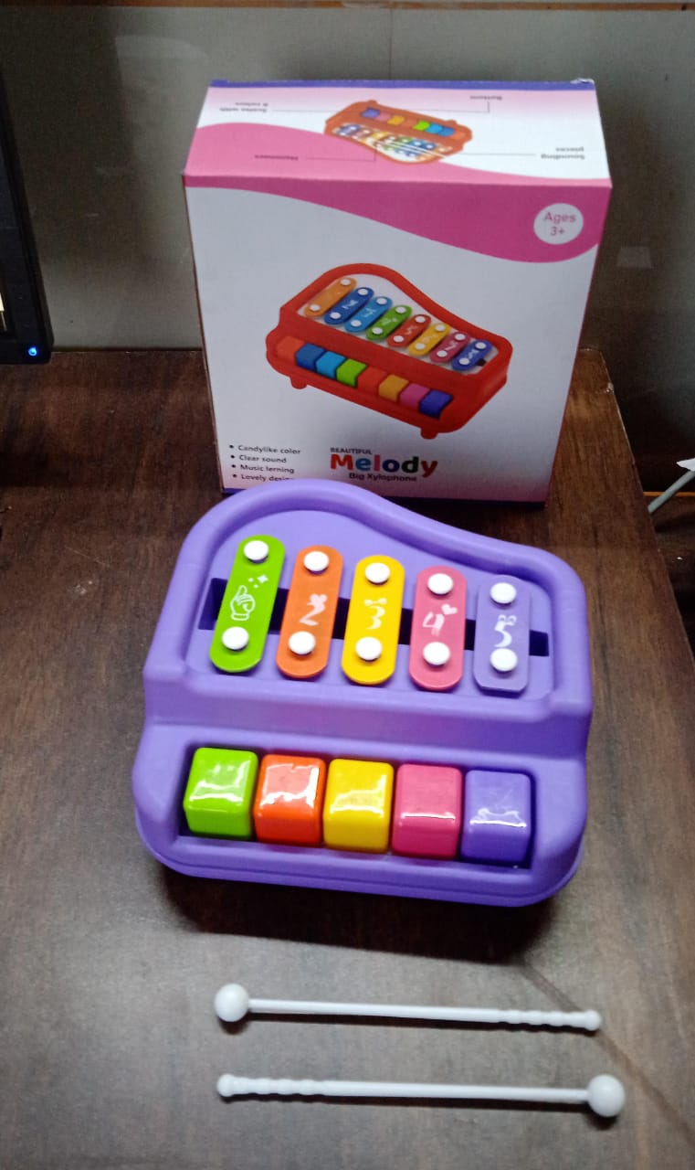 ๐น 2-in-1 Baby Piano Xylophone Toy for Toddlers