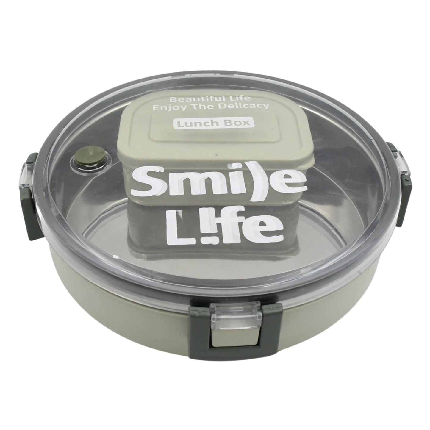 Miracle Stainless Steel Round Lunch Box