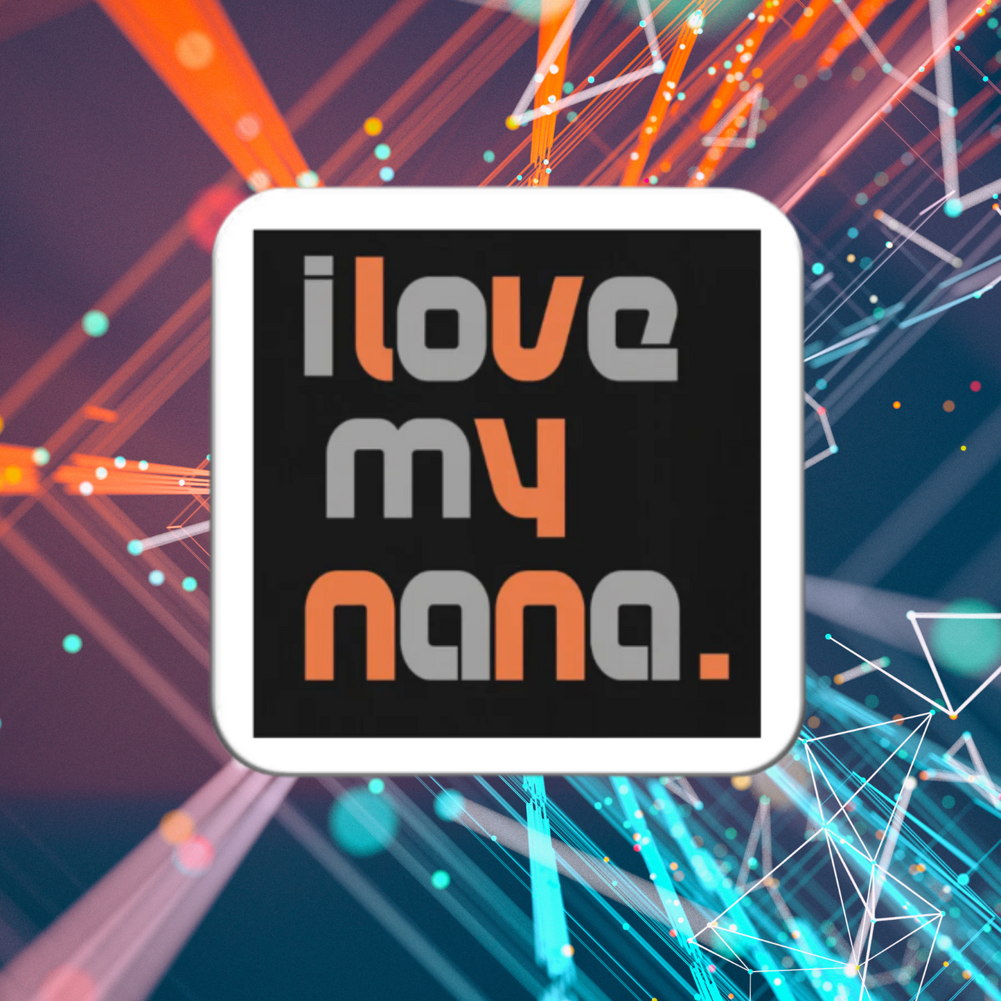❤️ I LOVE NANA – Square Coaster