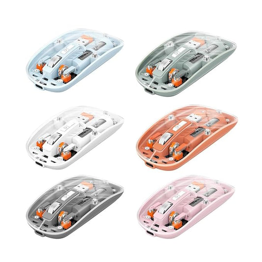 Transparent Mouse - BT,USB & Wireless