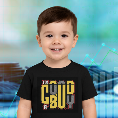 🐾 Good Boy – Toddler Half Sleeve Round Neck T-Shirt