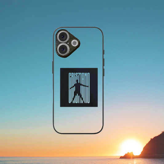 Glass Phone Cases CR7 for Apple iPhone 16, 16 Plus, 16 Pro, 16 Pro Max