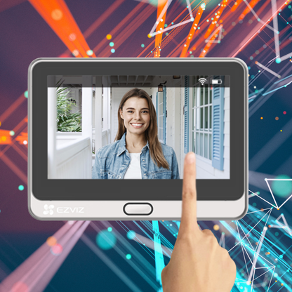 🛡️ Ezviz DP2 Wire-Free Peephole Smart WiFi Doorbell