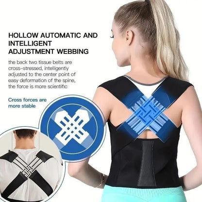 Adjustable Back Posture Corrector Belt -Women & Men