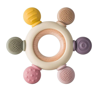 Silicone Baby Teether – Soothing & Safe for Little Gums