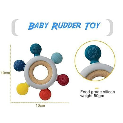Silicone Baby Teether – Soothing & Safe for Little Gums