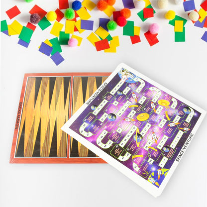 13 In 1 Family Board Game Chess -Snakes-Ladders & Ludo