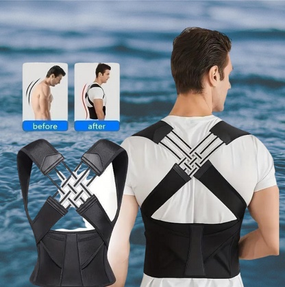 Adjustable Back Posture Corrector Belt -Women & Men
