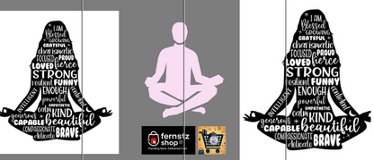 Flip Straw Water Bottle – YOGA Edition