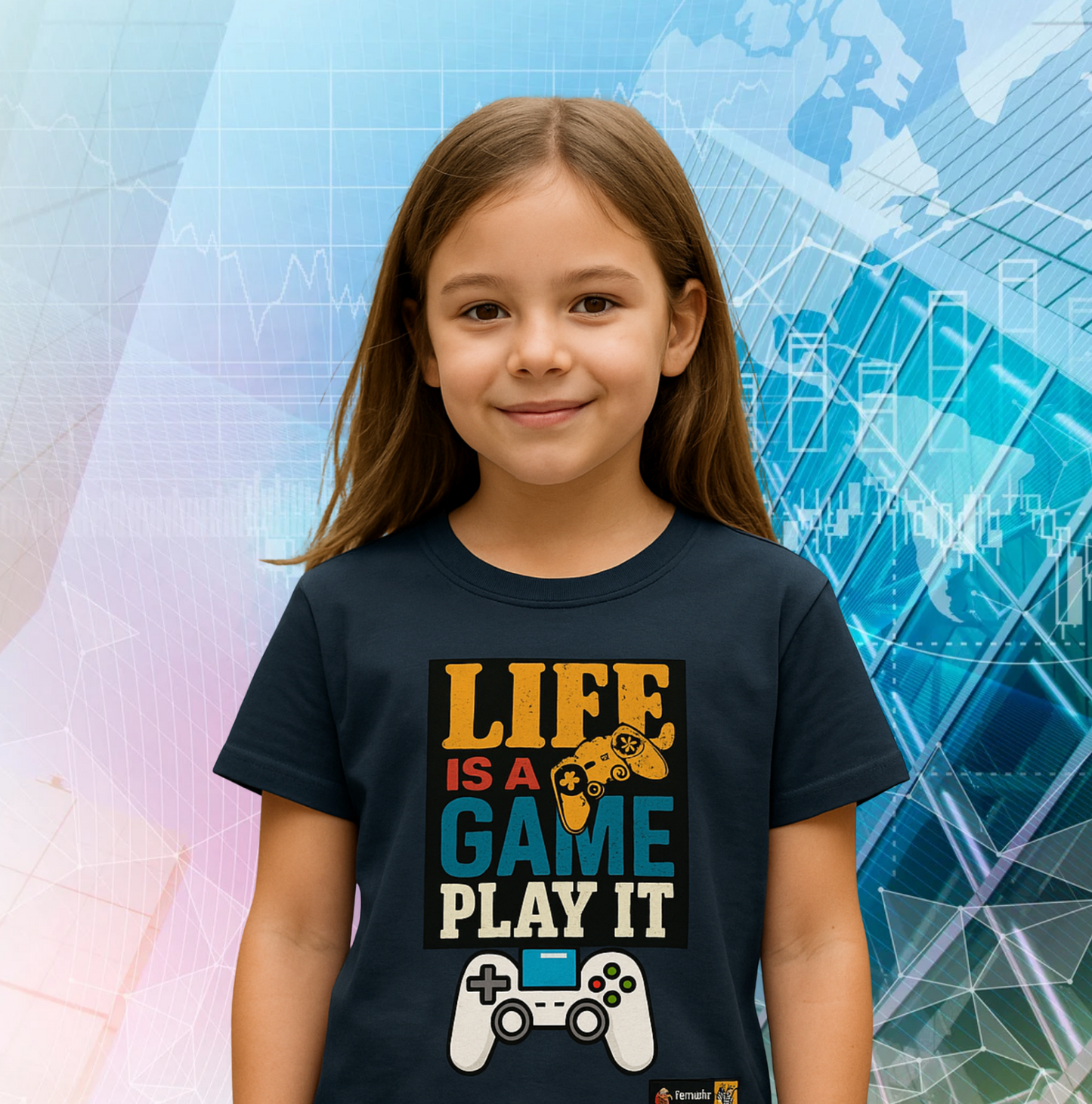 👕 Life is a Game Play It – Girl’s Crew Neck T-Shirt
