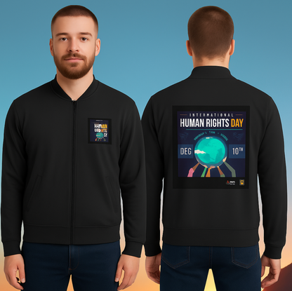 🌍 World Human Rights Day – Premium Cotton Bomber Jacket 🧥