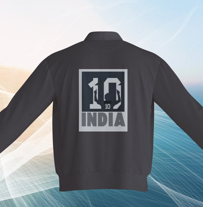 BOMBER JACKET BLACK NO 10 INDIA