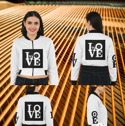 ❤️ LOVE Women's AOP Bomber Jacket