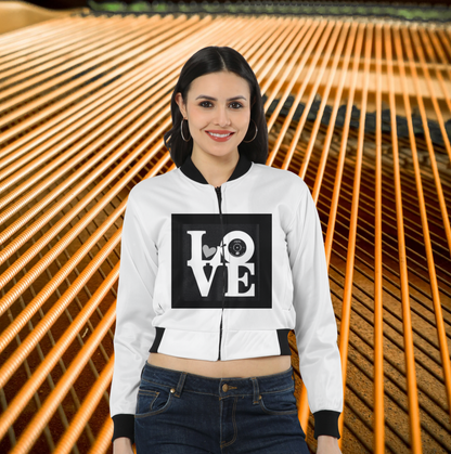 ❤️ LOVE Women's AOP Bomber Jacket