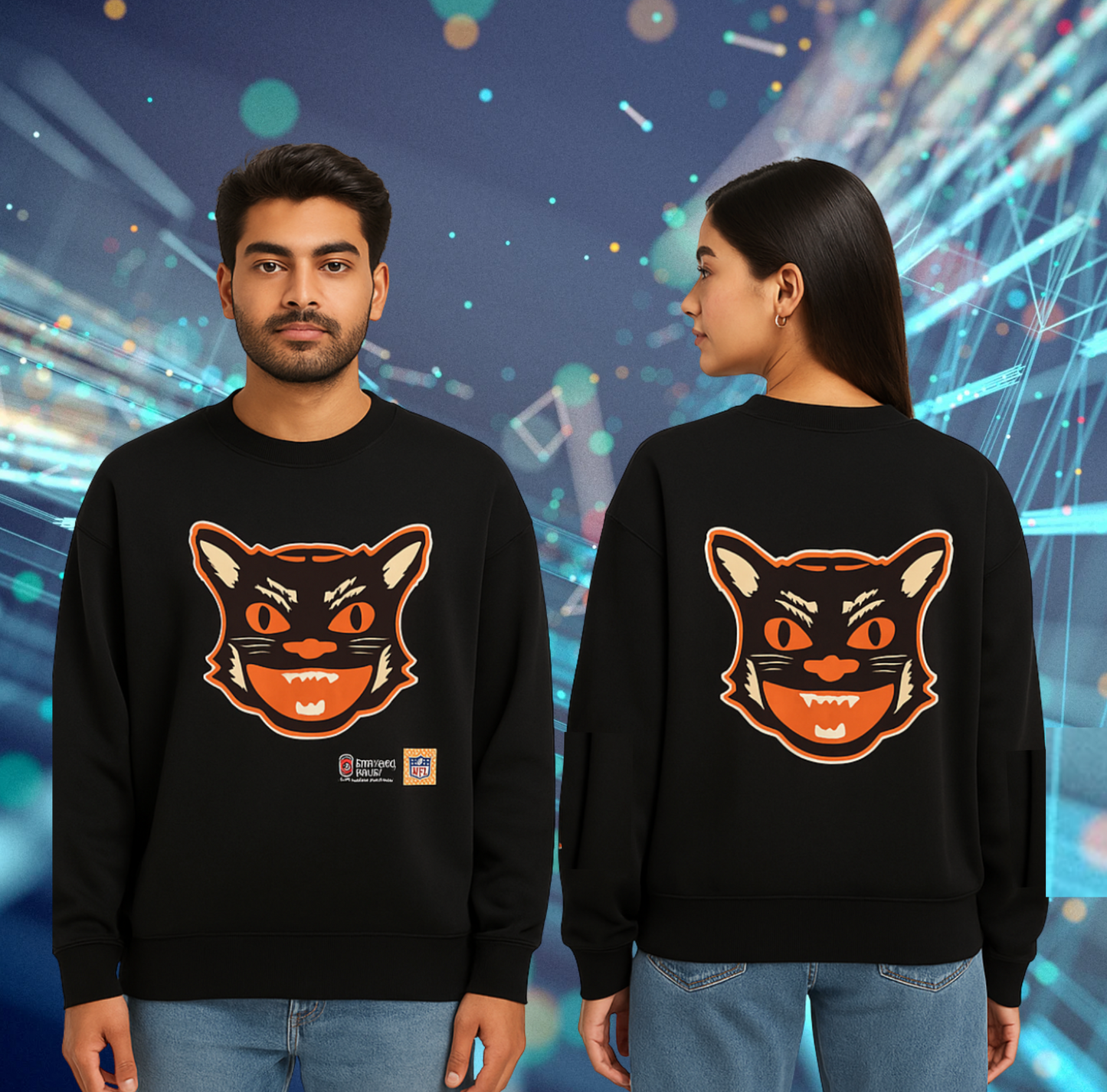 🐯 Wild Eyes Unisex Oversized Sweatshirt