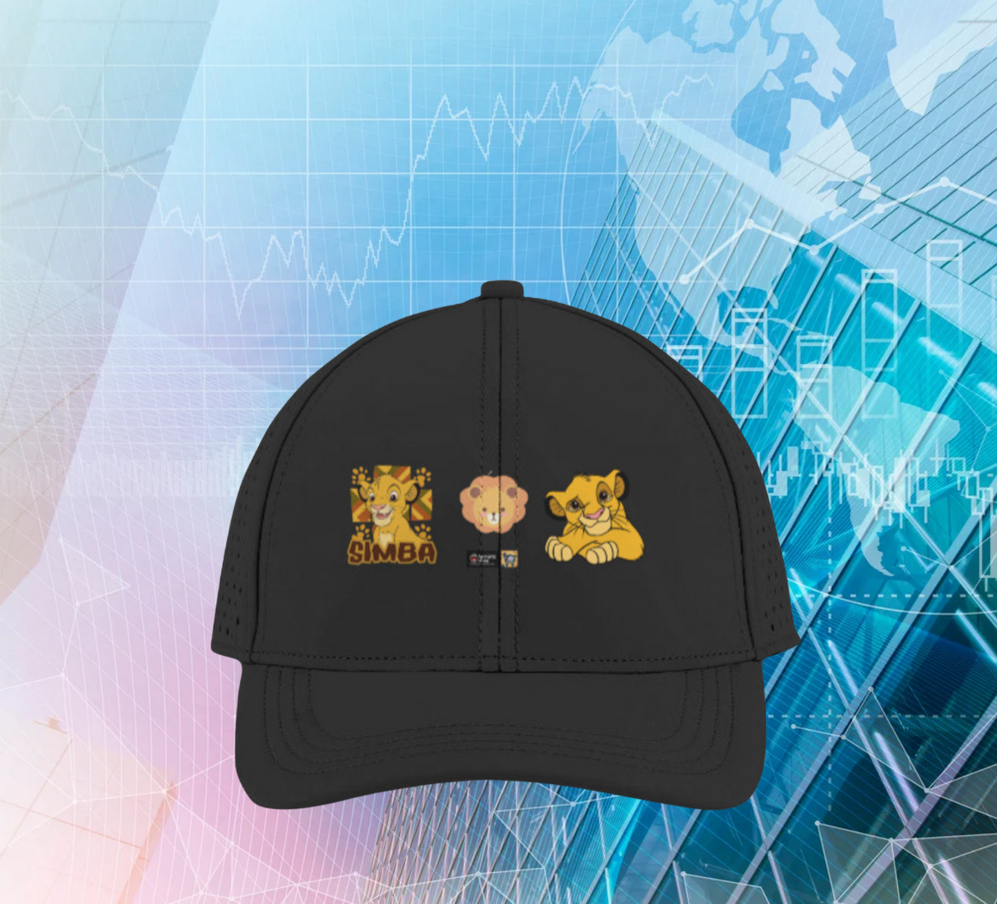 🧢 SIMBA Sports Cap | 6-Panel Breathable Design | Adjustable Fit