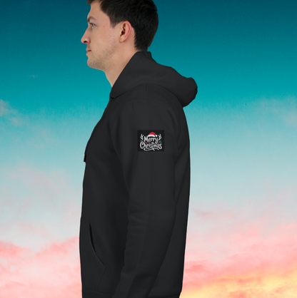 🎄 Merry Christmas Unisex Oversized BLACK Hoodie