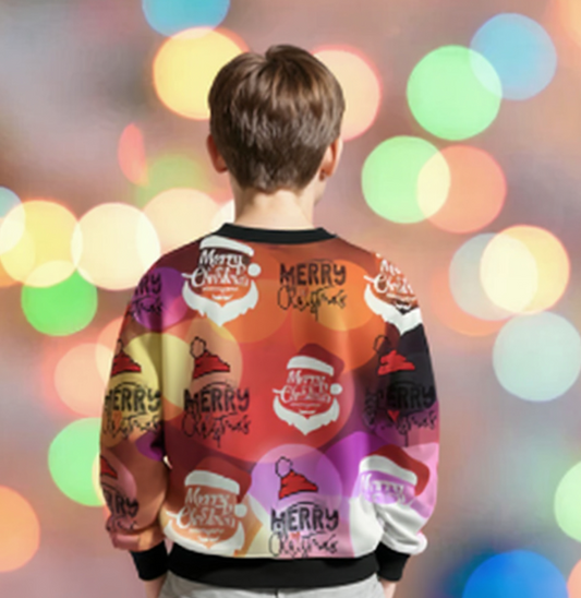 🎄 Christmas AOP Kids Sweatshirt