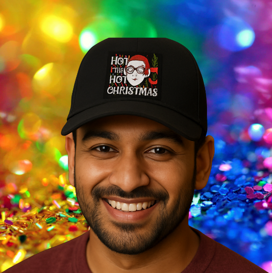 🎅 HO HO CHRISTMAS Baseball Ottoman Cap