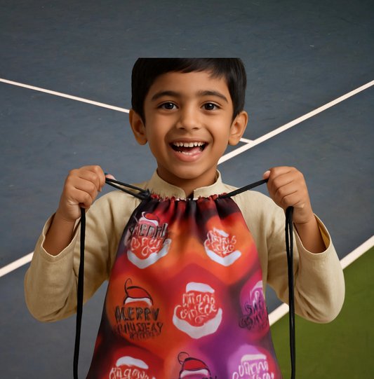 Chrismas AOP Drawstring Bag