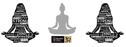 Yoga Inner Color Mug 11 oz BlACK. BLUE, GREEN, WHITE, RED & YELLOW