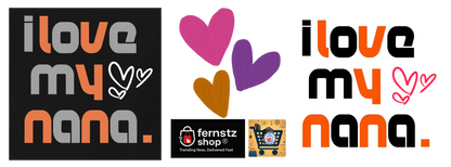 ❤️ I Love Nana Mug – 11 oz