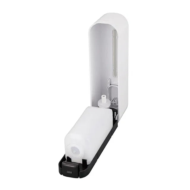 Wall Mount Hand Liquid Dispenser for Bathroom - White
