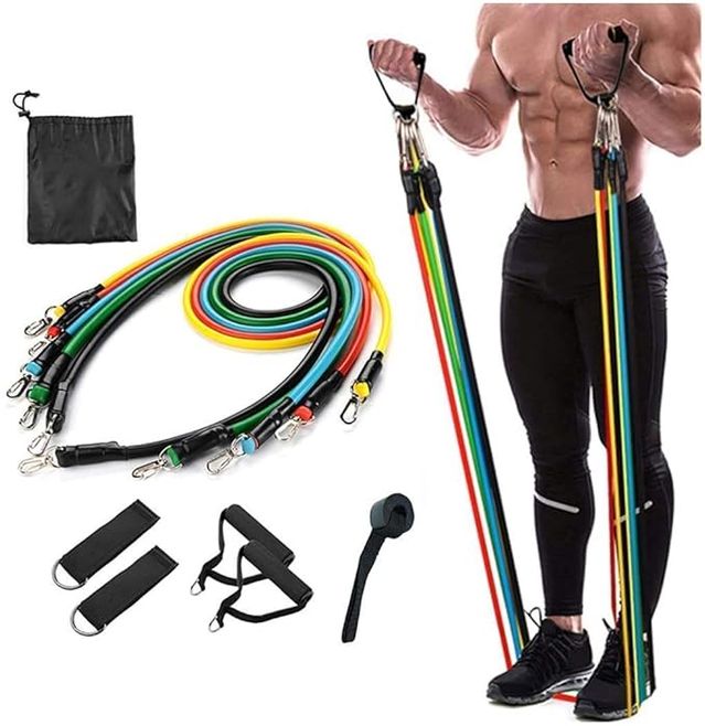 💪 5-Exercise Resistance Bands Set
