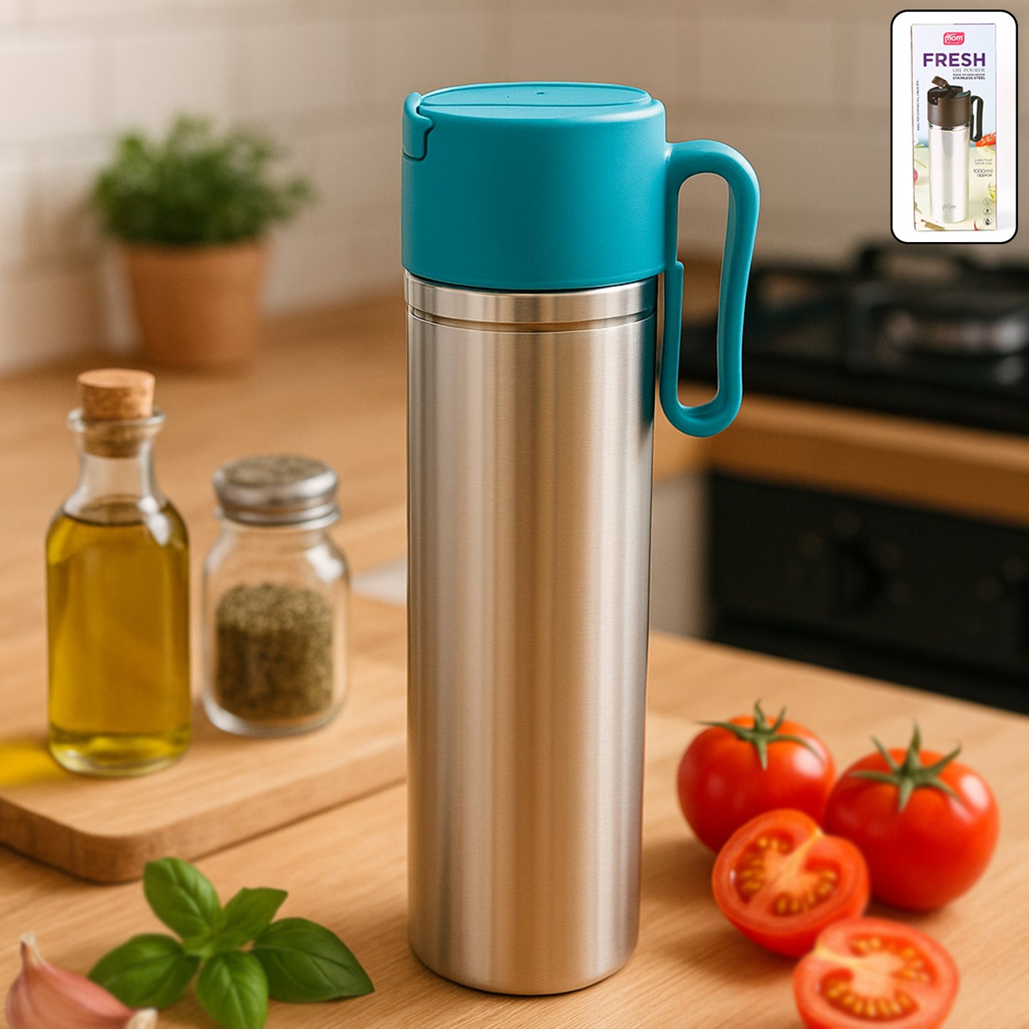 Stainless Steel Fresh Oil Pourer Bottle